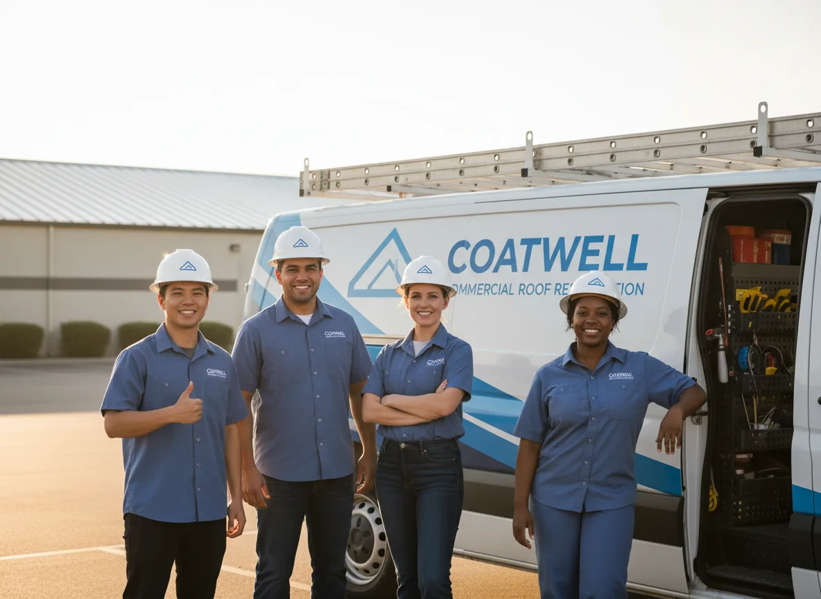 Commercial roof coating company in Leesburg, TX